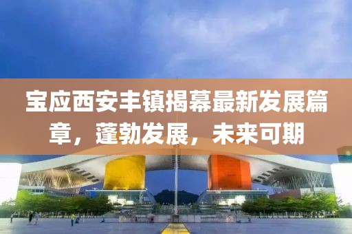 宝应西安丰镇揭幕最新发展篇章，蓬勃发展，未来可期
