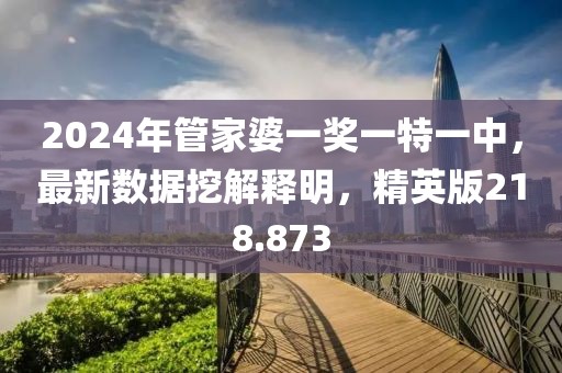 2024年管家婆一奖一特一中，最新数据挖解释明，精英版218.873