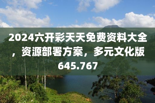 2024六开彩天天免费资料大全，资源部署方案，多元文化版645.767