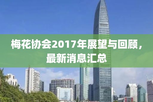 梅花协会2017年展望与回顾，最新消息汇总