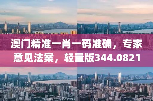 澳门精准一肖一码准确，专家意见法案，轻量版344.0821