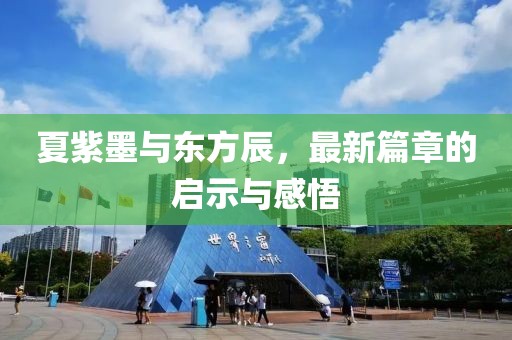 夏紫墨与东方辰，最新篇章的启示与感悟