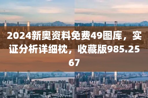 2024新奥资料免费49图库，实证分析详细枕，收藏版985.2567