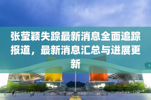 张莹颖失踪最新消息全面追踪报道，最新消息汇总与进展更新