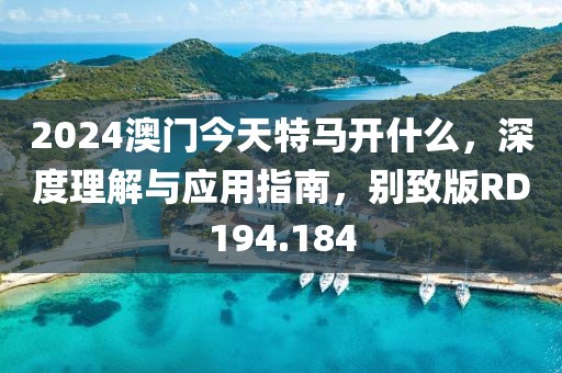 2024澳门今天特马开什么，深度理解与应用指南，别致版RD194.184