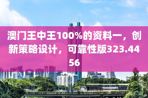 澳门王中王100%的资料一，创新策略设计，可靠性版323.4456