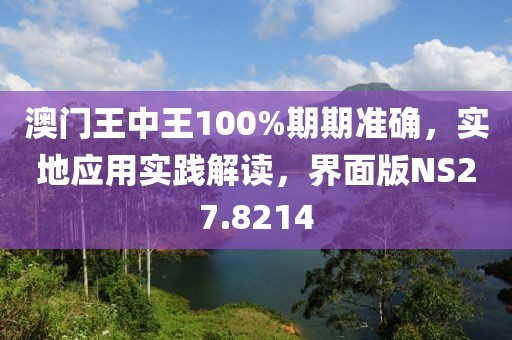 澳门王中王100%期期准确，实地应用实践解读，界面版NS27.8214