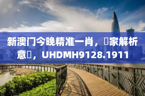 新澳门今晚精准一肖，專家解析意見，UHDMH9128.1911