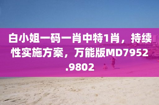 白小姐一码一肖中特1肖，持续性实施方案，万能版MD7952.9802