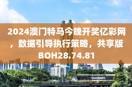 2024澳门特马今晚开奖亿彩网，数据引导执行策略，共享版BOH28.74.81