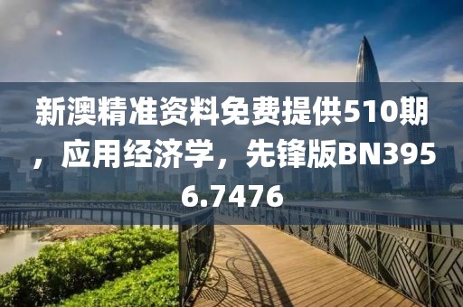 新澳精准资料免费提供510期，应用经济学，先锋版BN3956.7476