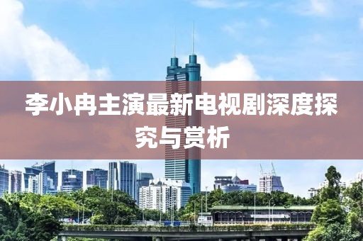 李小冉主演最新电视剧深度探究与赏析