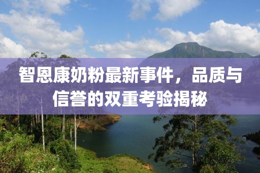 智恩康奶粉最新事件，品质与信誉的双重考验揭秘