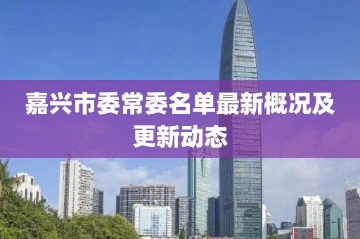 嘉兴市委常委名单最新概况及更新动态