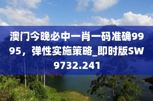 澳门今晚必中一肖一码准确9995，弹性实施策略_即时版SW9732.241