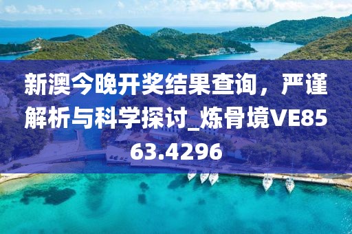 新澳今晚开奖结果查询，严谨解析与科学探讨_炼骨境VE8563.4296