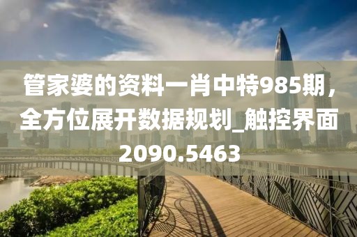 管家婆的资料一肖中特985期，全方位展开数据规划_触控界面2090.5463