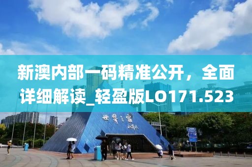 新澳内部一码精准公开，全面详细解读_轻盈版LO171.523