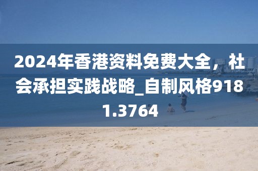 2024年香港资料免费大全，社会承担实践战略_自制风格9181.3764