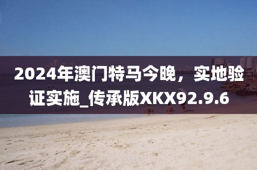 2024年澳门特马今晚，实地验证实施_传承版XKX92.9.6