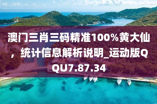 澳门三肖三码精准100%黄大仙，统计信息解析说明_运动版QQU7.87.34